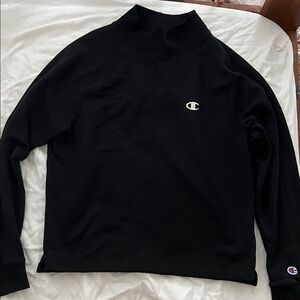 NWOT Champion Black High Neck Sweater